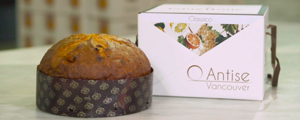 antise vancouver panettone classic with box cover