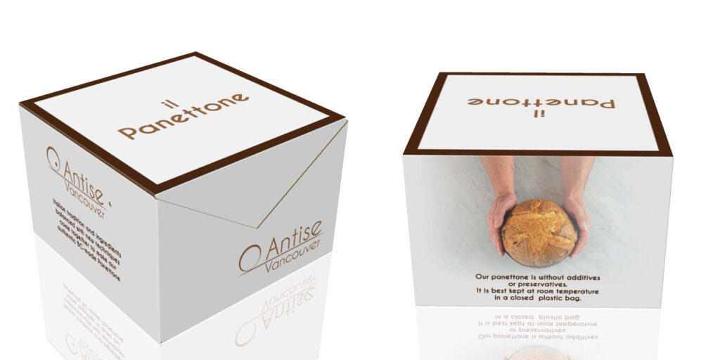 antise vancouver panettone packaging